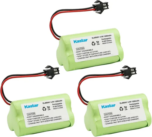 Miniatura 5 de Kastar Paquete de 5 baterías Ni-MH de 3.6 V 1200 mAh de repuesto para Lithonia ELB B001, ELBB001, Unitech AA700MAH 3.6V Ni-CD, Unitech LEDR-1