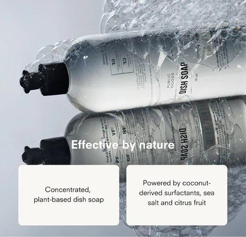 Miniatura 2 de Public Goods Jabón natural para platos Jabón de cocina A base de plantas y vegano Líquido detergente transparente para platos Fórmula