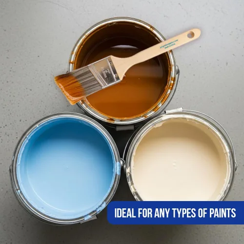 Miniatura 5 de Pro Grade Juego de pinceles de pintura, paquete de 3, pinceles angulares de 2 pulgadas para todas las pinturas y manchas de látex, óleo, mejoras