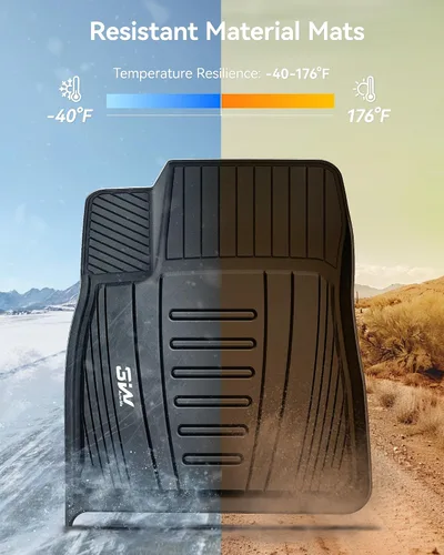 Miniatura 6 de 3W 2017-2024 2025 Tapetes para Audi Q7/SQ7 y tapetes para coche Audi Q8 2019-2024 2025, 4M TPE para todo tipo de clima, accesorios de ajuste