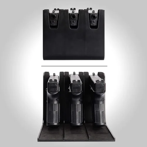 Miniatura 4 de Adoreal Soporte para pistola para pistola de almacenamiento seguro para armas, accesorio seguro para armas, organizador seguro para armas