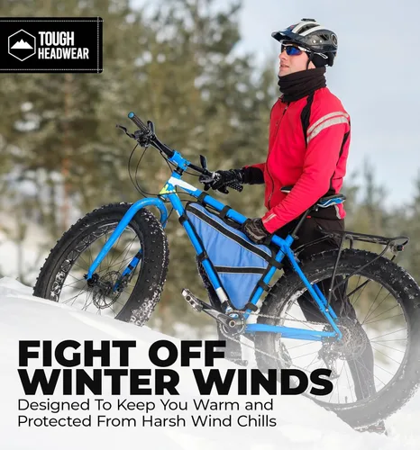 Miniatura 5 de Calentador de cuello de invierno, pasamontañas de forro polar, máscara de esquí para hombres y mujeres, máscara facial de invierno para clima frío