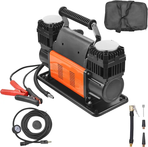 Miniatura 12 de VEVOR - Inflador de neumáticos portátil de 12V, compresor de aire de servicio pesado de 7.06 CFM, bomba de aire todoterreno de 150 PSI