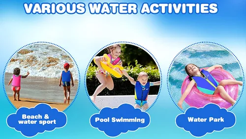 Miniatura 7 de Chaleco de natación para niños pequeños Chalecos flotadores para niños y niñas Chaqueta de natación con flotador Traje de baño con flotabilidad