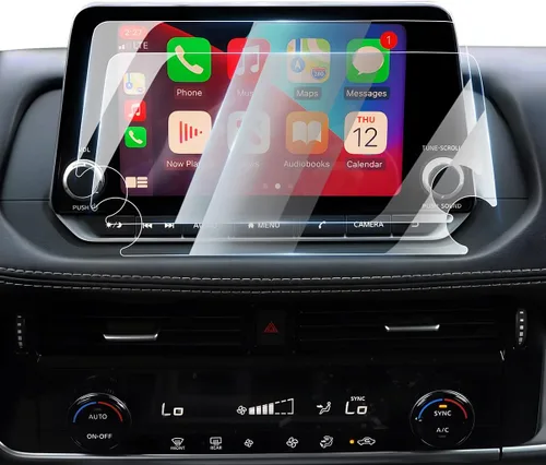 Karltys Paquete de 2 protectores de pantalla para Nissan Rogue S SV 2021-2026, Altima 2019-2025, Sentra 2020-2025, sin reflejos ni huellas