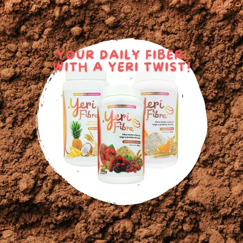 Miniatura 6 de Sabor Naranja - Fibra Diaria - Deliciosos Sabores Exóticos, Proteína de Trigo y Soja, 300g (10.5oz) - Las Originales Virales de Yeri.
