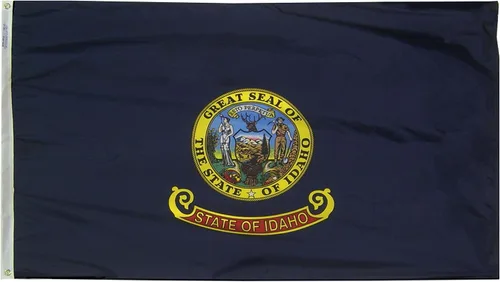 Annin Flagmakers Bandera del estado de Idaho fabricada en Estados Unidos según las especificaciones de diseño oficiales del estado, 3 x 5 pies
