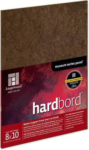 Miniatura 30 de Ampersand Art Supply Panel de Pintura de Madera Dura: Serie Museum Hardbord, 11" x 14", Perfil Plano de 1/8 Pulgada Perfil plano de 1/8 pulgadas
