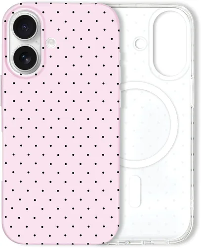 Miniatura 189 de Hython Funda para iPhone Air, diseño estético de lunares lindos, funda simple de 6.5 pulgadas, delgada, antiarañazos, parachoques de TPU suave, a