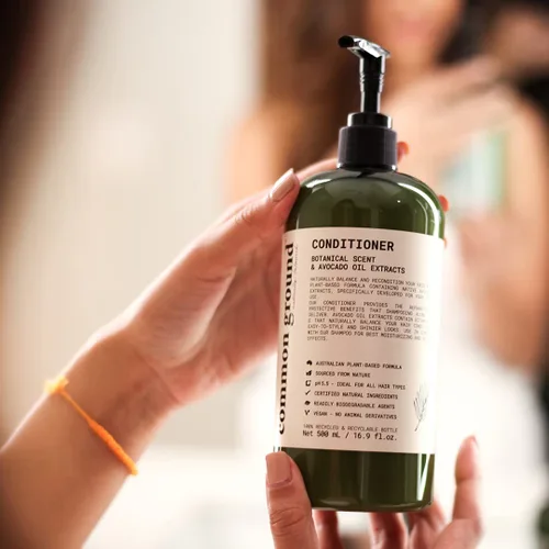 Miniatura 8 de Paquete de gel de baño, champú y acondicionador (3 artículos), sin parabenos ni crueldad, orgánico, vegano, a base de plantas, aroma botánico