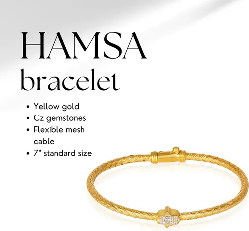 Miniatura 12 de Alef Bet by Paula Hamsa Hand Bracelet Sterling Silver for Women Worn for Protection and Abundant Blessings Beautiful Design for Everyday Wear
