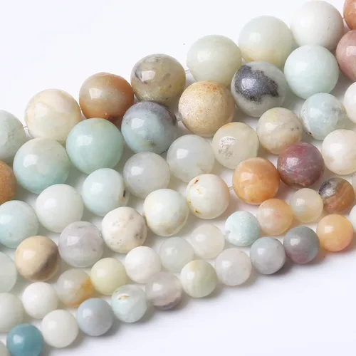 Miniatura 35 de 36 PIEZAS Cuentas de Malaquita Roja de 10 MM, Cuentas Redondas Sueltas de Gema Natural para Hacer Joyería 38 cm