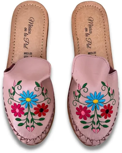 Miniatura 6 de Mexico en la Piel Sandalias de cuero para mujer hechas a mano.