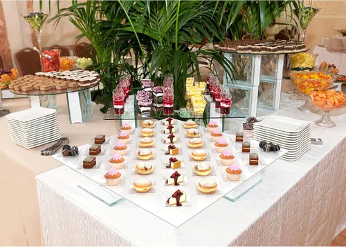 Miniatura 6 de Exquisitos mini platos cuadrado para aperitivos 100 unidades de platos de plástico cuadrados de postre de 2.95 pulgadas. x 2.95 pulgadas