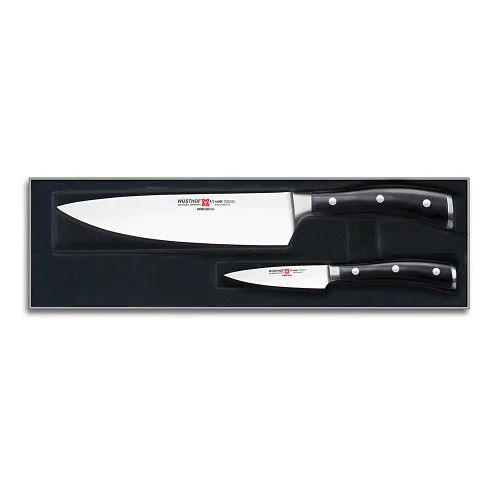 Miniatura 12 de Wüsthof Classic IKON Cuchillo de chef de 9 pulgadas, negro