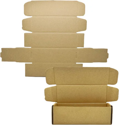 Miniatura 12 de Cajas de envío pequeñas de 6 x 6 x 1 pulgadas, paquete de 50 cajas de envío de cartón corrugado, caja de correo móvil para negocios