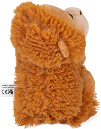 Miniatura 3 de Wild Republic Huggers - Juguete de peluche de orangután, pulsera de palmada, animal de peluche, juguetes para niños, 8 pulgadas, marrón