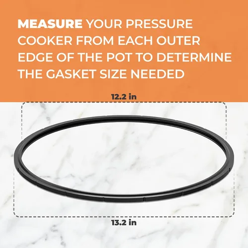 Miniatura 4 de 09905 Anillo de sellado de olla a presión para Presto, junta de repuesto para Presto 01710, 01740,01750,01770,01770,01780 12-22qt olla a presión