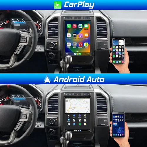 Miniatura 3 de Radio Cidava F150, estéreo CarPlay para F150 2015-2020, Super Duty 2017-2022 12.1 Inch Android Head Unit Replacement, Support Wired and Wireless
