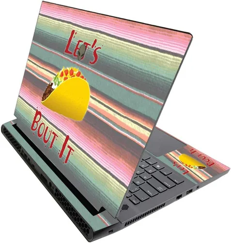Miniatura 45 de MightySkins - Skin brillante con purpurina para Alienware M17 R3 (2020) y M17 R4 (2021) - Diversión de los años 90 Acabado duradero con purpurina