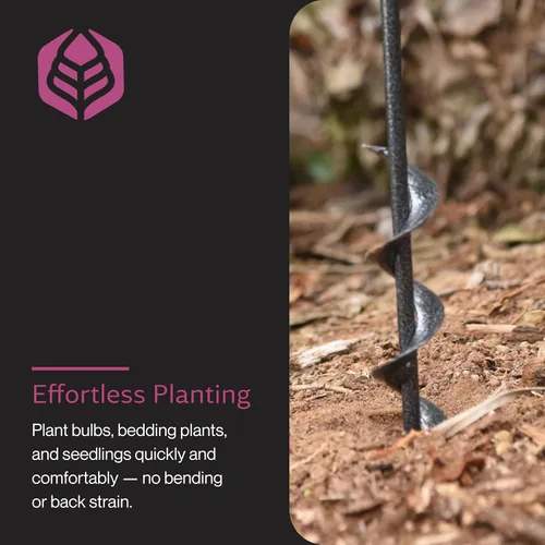 Miniatura 3 de Yard Butler Roto Driller - Broca de taladro de 9 pulgadas, IRT-1, herramienta de excavación para plantar bulbos sin esfuerzo, taladro multiuso