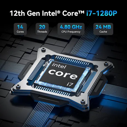 Miniatura 3 de [Cobertura de 3 años] GEEKOM Mini PC IT12 [mejor alternativa Intel NUC12] con mini computadoras Intel i7-1280P, 16GB RAM/1TB SSD