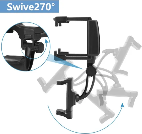 Miniatura 7 de Clip de agarre universal para espejo retrovisor de coche, soporte universal para teléfono celular para iPhone Samsung HTC GPS Smartphone