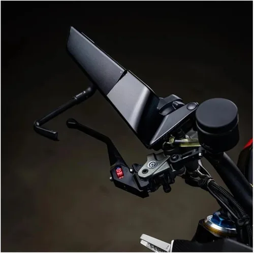 Miniatura 4 de Motorcycle Rearview Mirror For FZ8 FZ-8 Motorcycle Mirrors Stealth Winglets Mirror To Rotate Adjustable Mirrors