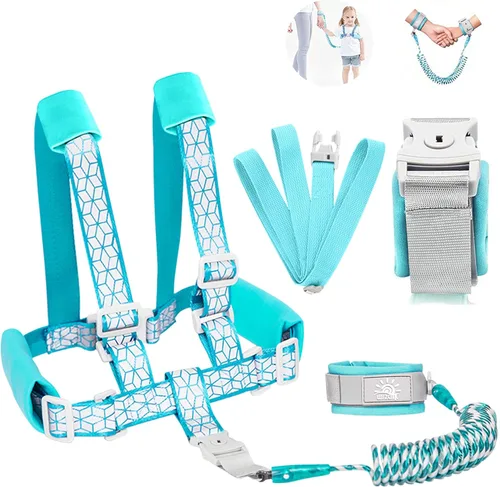 Miniatura 9 de Correa para Niños Pequeños - Enlace de Muñeca Anti-Pérdida para Niños Pequeños - Arnés para Niños Pequeños con Cerradura para Niños, Correa