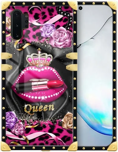 Miniatura 208 de Funda compatible con Samsung Galaxy Note 10 Plus, Lipstick Lips Note 10 Plus para niñas, TPU suave a prueba de golpes, protección rígida