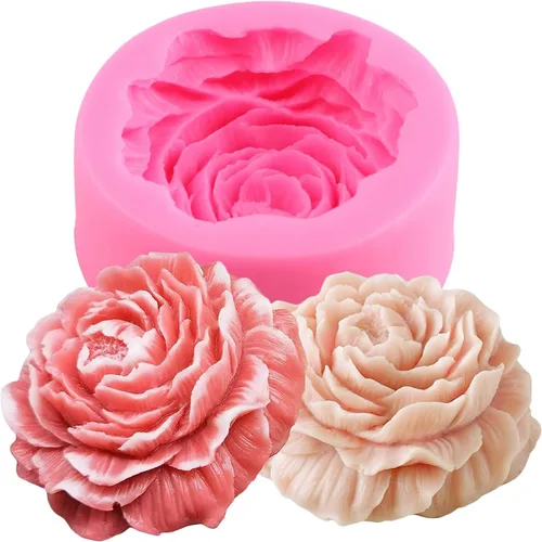 Miniatura 15 de Zixiang Bloom - Molde de silicona con diseño de flores de rosas 3D, para decoración de pasteles, jabón, velas, caramelos, chocolate, polimérico