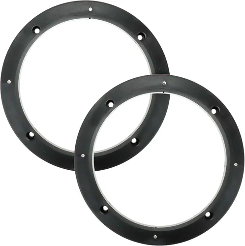 Espaciador de altavoces, 6.5 pulgadas ABS anillo espaciador altavoz altavoz subwoofer adaptador espaciador para auto coche, 0.551 in de profundidad,