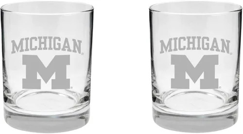 Miniatura 8 de Texas A&M Aggies - Juego de 2 vasos (2 caras), acabado satinado, roca (o whisky)