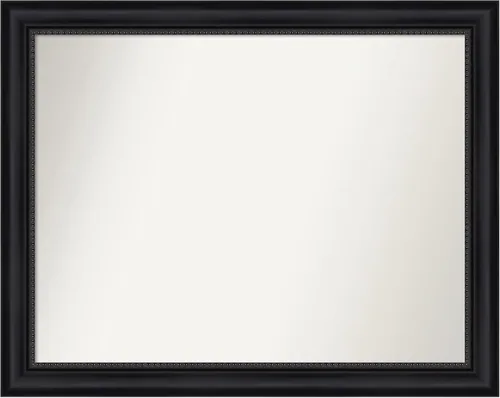 Miniatura 298 de Amanti Art Espejo personalizado, espejo de baño negro Astor, espejo de pared o espejo de tocador de baño sobre el fregadero (25 x 25 pulgadas)