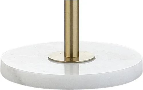 Miniatura 6 de JONATHAN Y JYL3022A - Lámpara de pie ajustable de mármol dorado y blanco de 65 pulgadas, lámpara de pie moderna y glamorosa para sala de estar