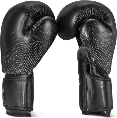 Miniatura 6 de Amazon Basics Guantes de boxeo para hombres y mujeres, para sparring, entrenamiento, Muay Thai, kickboxing, MMA