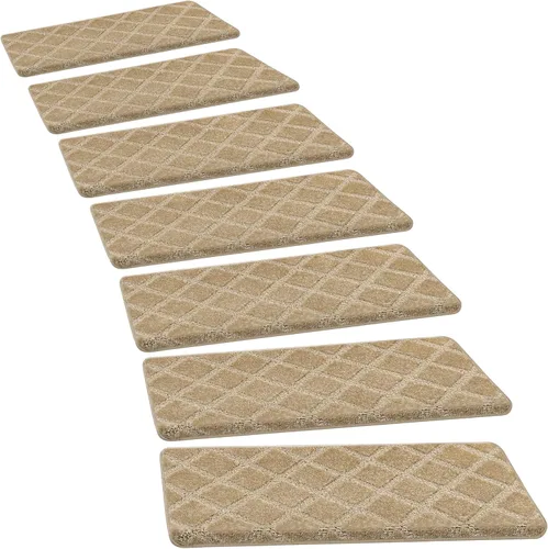 Miniatura 41 de PURE ERA Bullnose - Juego de peldaños de alfombra para escaleras, sin cinta, antideslizante, protectores de escaleras para interiores, alfombras