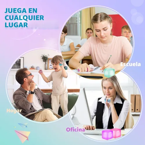 Miniatura 5 de Juguetes sensoriales esponjosos para aliviar el estrés, paquete de 4 cubos de hielo sólidos rellenos de azúcar de malta de alta densidad, artículo