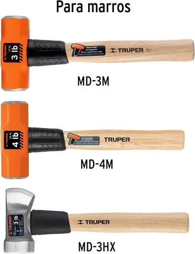 Miniatura 4 de TRUPER MG-MD-4 Manijas De Repuesto Para Martillos De Trineo 12 1/2" (32cm)