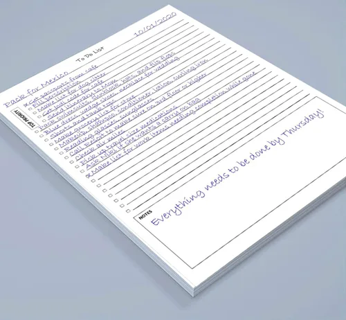Miniatura 8 de Planificador de lista de tareas, bloc de notas de 60 páginas. Planificación sin fecha con lista de verificación de tareas y secciones de prioridad