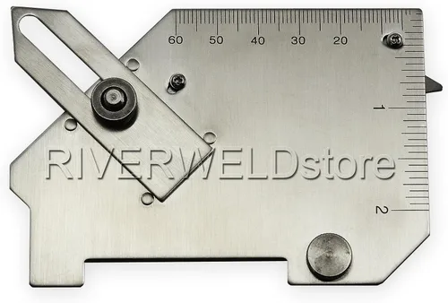 Miniatura 3 de RIVERWELD Puente de la leva de la prueba del medidor de inspección de soldadura cubital comprueba la profundidad de la socavación y picadura
