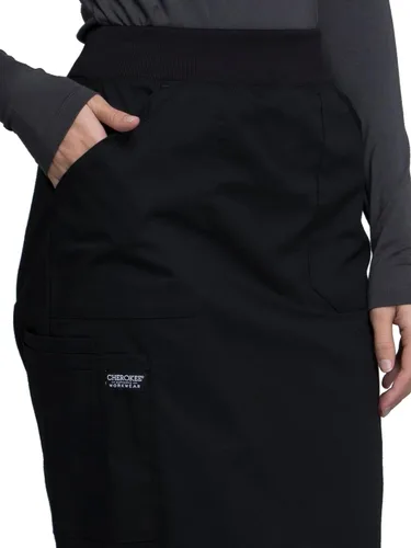 Miniatura 3 de Scrubs Uniform Skirt Workwear Professionals, Rib-Knit Waist, Soft Stretch WW510