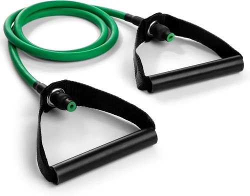 Miniatura 7 de Champion Sports Bandas de tubo de resistencia XP para hombres y mujeres, resistencia media, color rojo, banda de fitness duradera para entrenamiento
