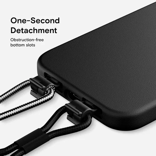 Miniatura 4 de MOFT Cordón para teléfono, universal, ajustable, desmontable, largo, con parche para teléfono, compatible con la mayoría de teléfonos inteligentes