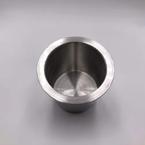 Miniatura 7 de Run - Juego de 1 soporte de acero inoxidable para bebidas de mesa de póquer (plateado)