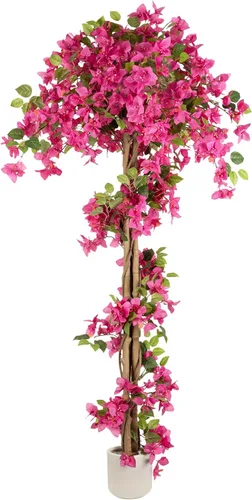 Miniatura 17 de Romantic Season 2FT Orange Artificial Camellia Tree 2Pack, Faux Camellia Plant Fake Potted Camellia Flower Tree for Modern Home Office Living Room