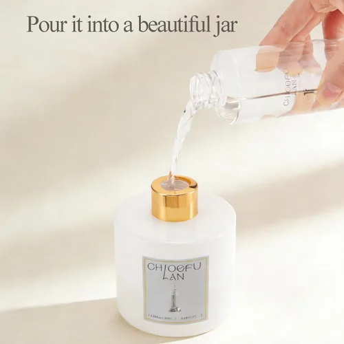 Miniatura 3 de Juego de recambio de aceite con varillas de junco con aroma a bálsamo y cedro 200ml/6.76 fl oz Aceites de fragancias naturales - Mejor