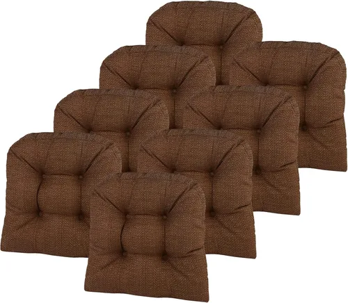 Miniatura 50 de Klear Vu Gripper Overstuffed - Cojines universales antideslizantes para silla de comedor para decoración de cocina o uso de oficina, almohadilla