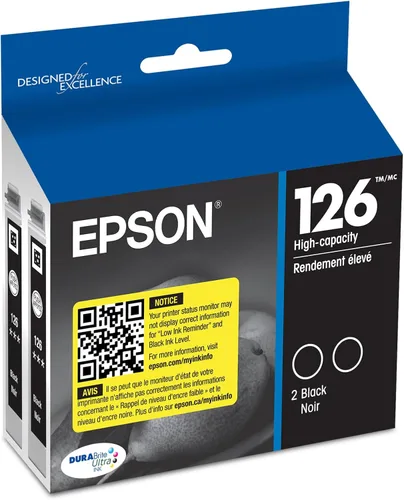 DURABrite T126120 Ultra 126 Inyección de tinta Epson de alta capacidad, color negro
