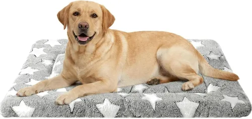 Miniatura 25 de Tapete de Cama para Perro - Tapetes de Cama Reversibles para Jaula de Perro, Suave y Transpirable, Almohadilla para Perrera, Cama de Jaula Duradera